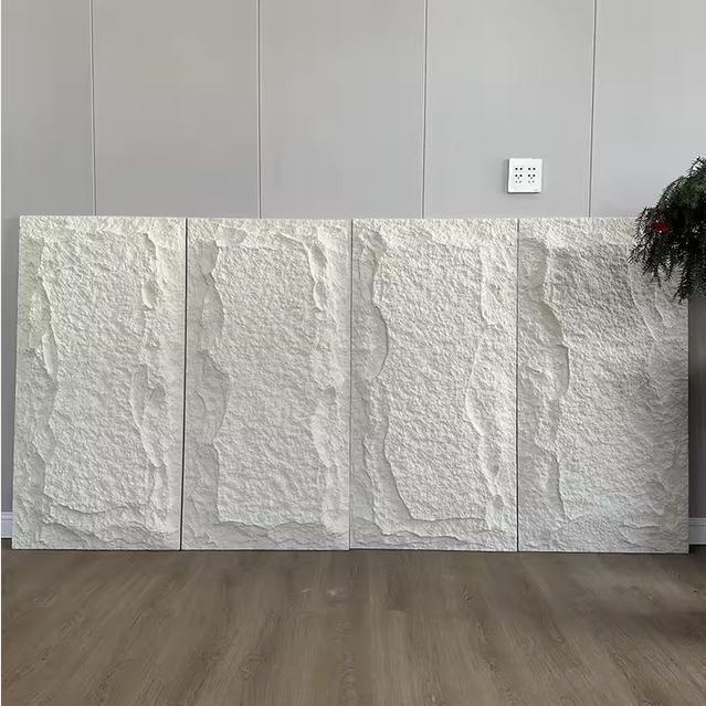 PU-Wandpaneel - 120cm*60cm*5cm - weiß