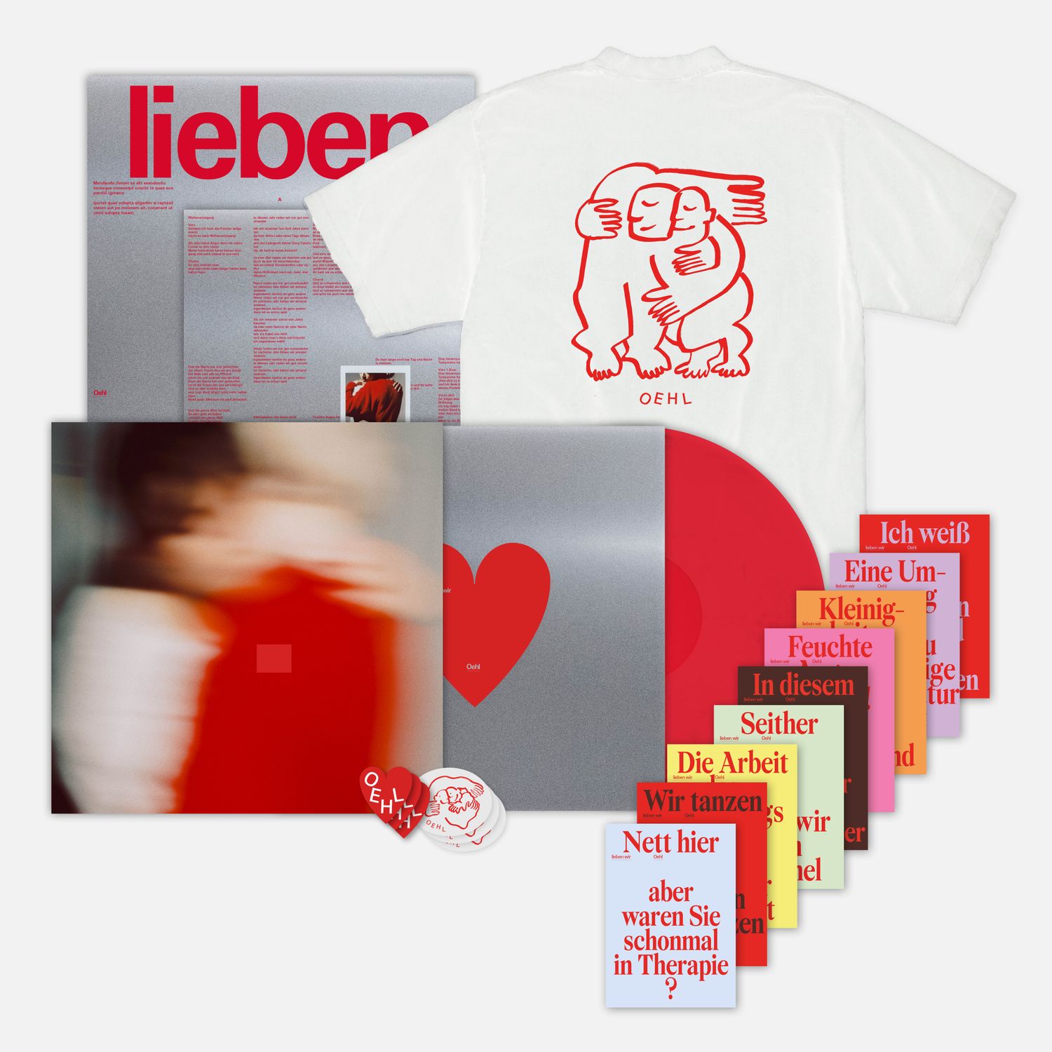 Oehl: Lieben Wir Vinyl & T-Shirt & Postkarten