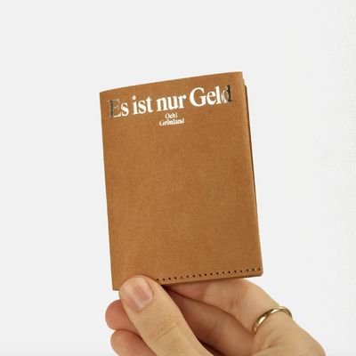Oehl: Wallet "Es ist nur Geld" in Hellbraun
