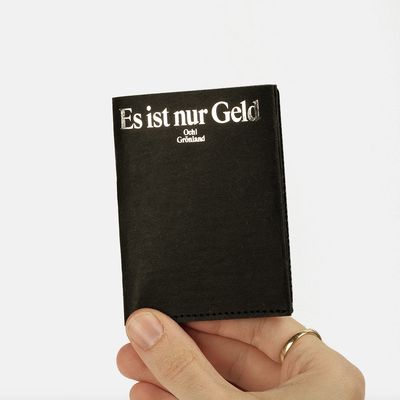 Oehl: Wallet "Es ist nur Geld" in Schwarz
