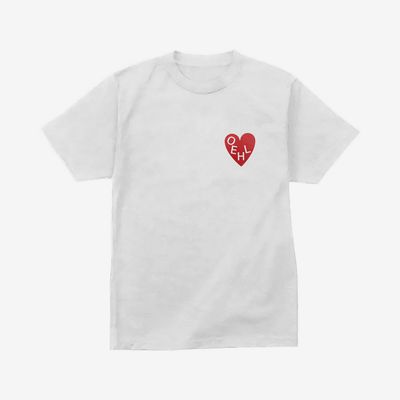 Oehl - T-Shirt Herz Weiß
