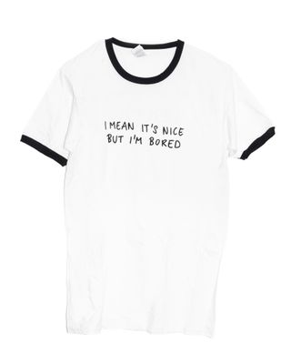 My Ugly Clementine "nice but I'm bored" - weiß My Ugly Clementine "nice but I'm bored" - weiß