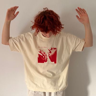 Mira Lu Kovacs "I have a lot of feelings" Shirt Weiß