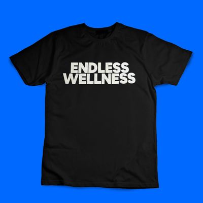 Endless Wellness: Shirt schwarz