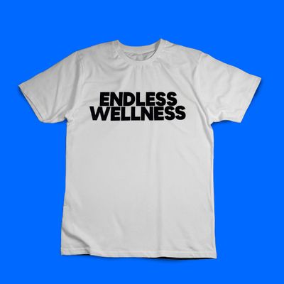 Endless Wellness: Shirt weiß