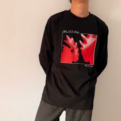 Mira Lu Kovacs "I have a lot of feelings" Shirt Schwarz