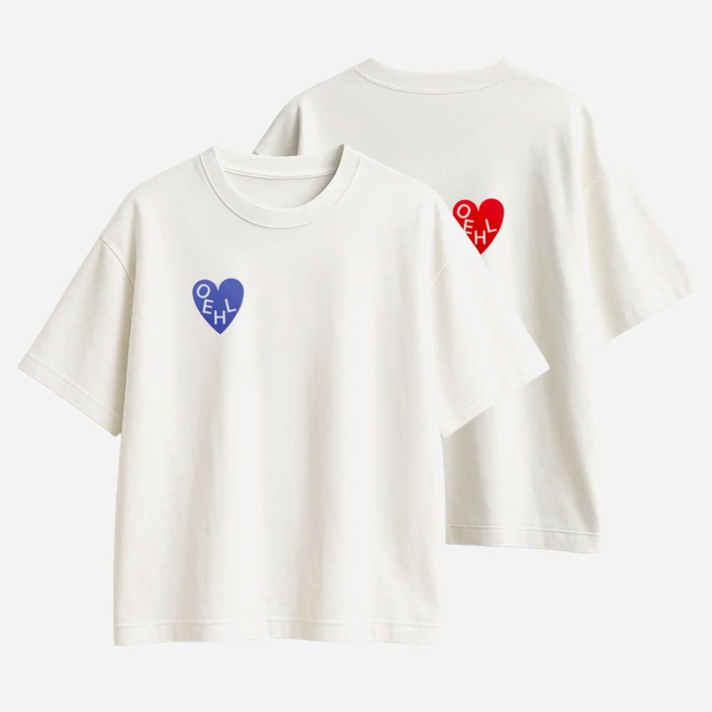 Oehl - Herz T-Shirt - weiß Oehl - Herz T-Shirt - weiß