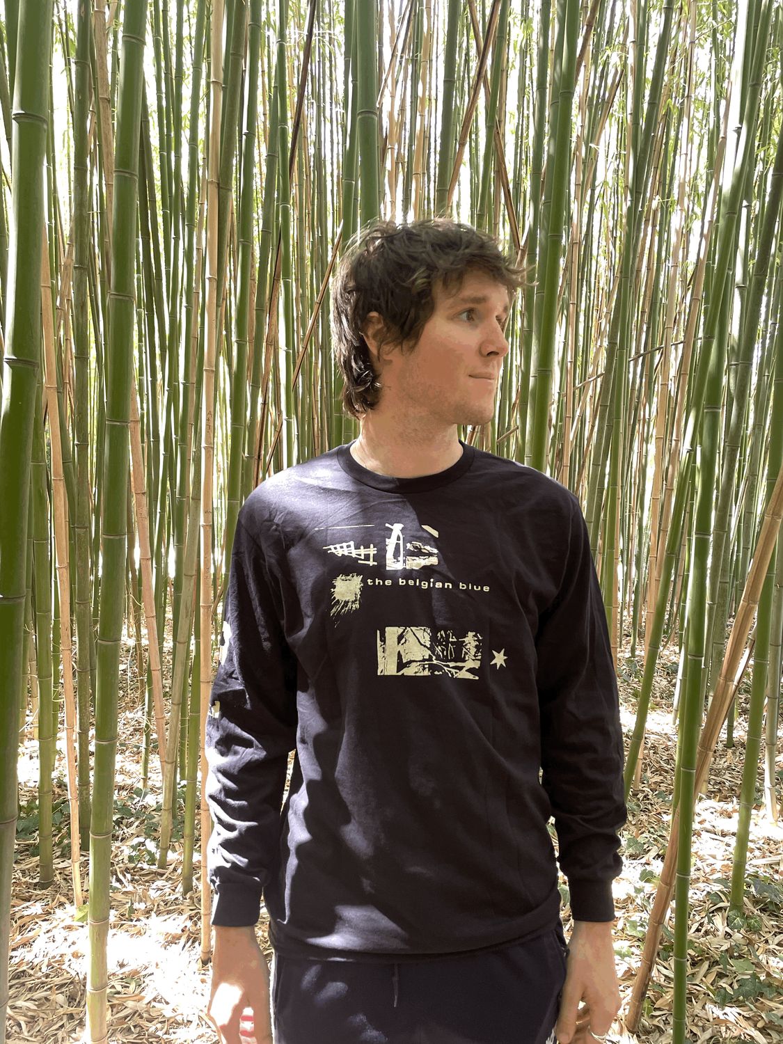 The Belgian Blue: Longsleeve black