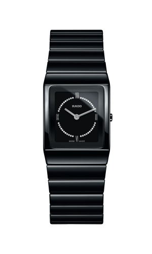 Ceramica Black Dial Diamonds 23MM Quartz R21702732
