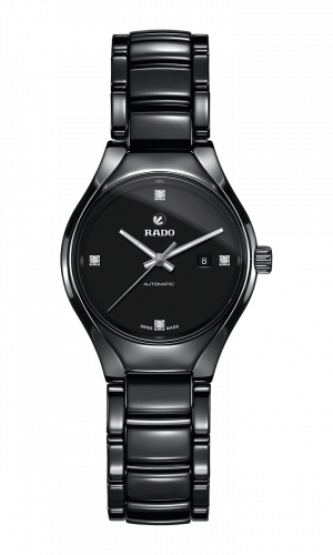 True Automatic Diamonds Black Dial 30MM R27242722