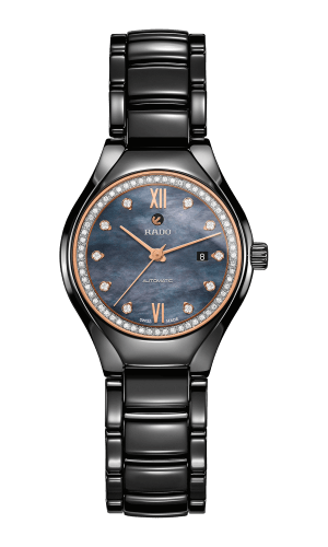 True Automatic Diamonds Blue Mother of Pearl Dial 30MM R27242852