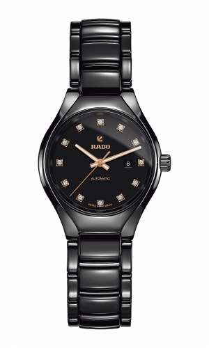 True Automatic Diamonds Black Dial 30MM R27242732