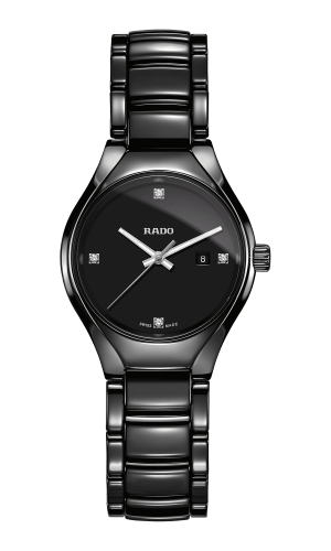 True Diamonds Black Dial 30MM Quartz R27059722