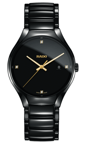 True Diamonds Black Dial 40MM Quartz R27238712