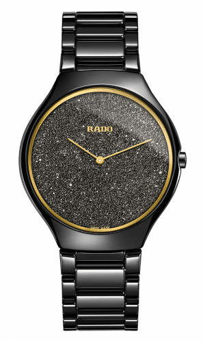 True Thinline Black Dial 39MM Quartz R27009152