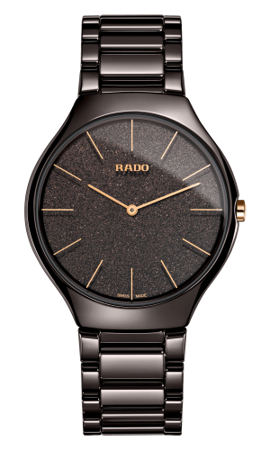 True Thinline Black Dial 39MM Quartz R27004302