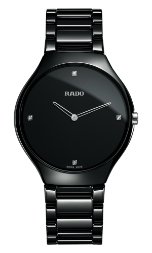 True Thinline Diamonds Black Dial 39MM Quartz R27741712