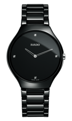 True Thinline Diamonds Black Dial 39MM Quartz R27741712