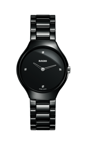 True Thinline Diamonds Black Dial 30MM Quartz R27742712