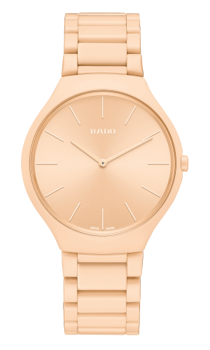 True Thinline Les Couleurs Le Corbusier Pale Sienna 32123 Pink Dial 39MM Quartz R27097672
