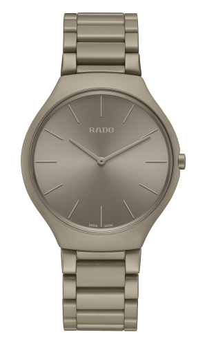 True Thinline Les Couleurs� Le Corbusier Grey Brown Natural Umber 32141 Grey Dial 39MM Quartz R27098682