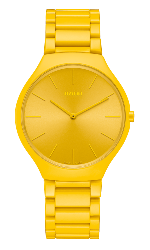 True Thinline Les Couleurs� Le Corbusier Sunshine Yellow 4320W Yellow Dial 39MM Quartz R27093632