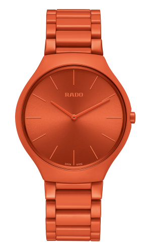 True Thinline Les Couleurs� Le Corbusier Powerful Orange 4320S Orange Dial 39MM Quartz R27095652