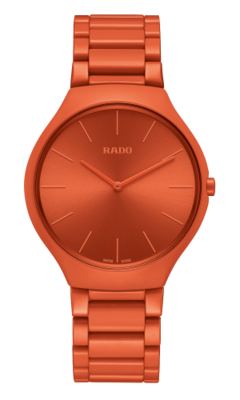 True Thinline Les Couleurs� Le Corbusier Powerful Orange 4320S Orange Dial 39MM Quartz R27095652