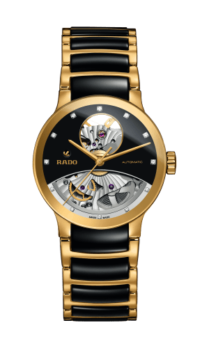 Centrix Automatic Diamonds Open Heart Black Dial 33MM Automatic R30246712