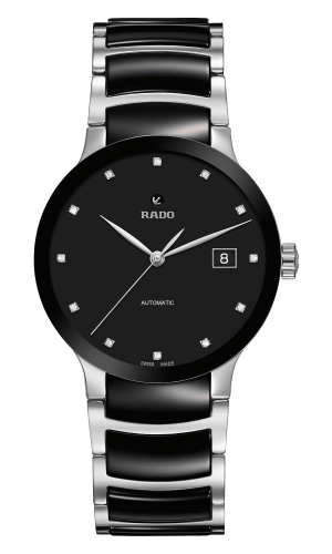 Centrix Black Dial 38MM Automatic Diamonds R30941752