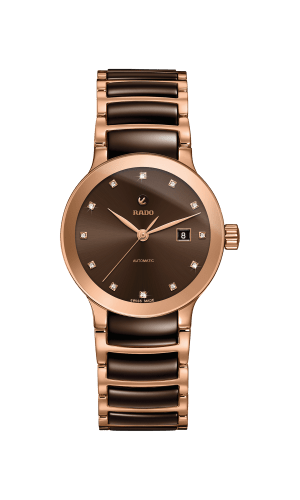Centrix Brown Dial 28MM Automatic Diamonds R30183752