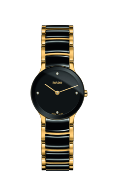 Centrix Black Dial Diamonds 28MM Quartz R30930712