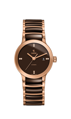 Centrix Brown Dial 28MM Automatic Diamonds R30183722