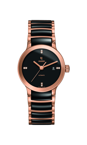 Centrix Black Dial 28MM Automatic Diamonds R30183712