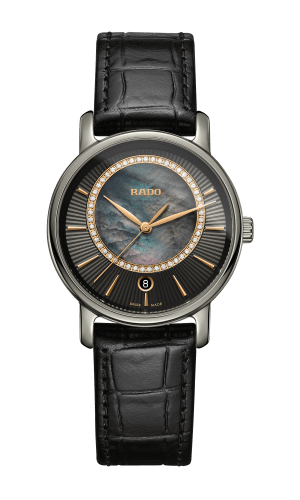 DiaMaster Diamonds Black Mother Of Pearl Dial 33MM Quartz R14064955