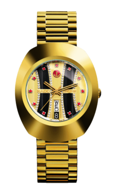 The Original Automatic Black &amp; Gold Dial 35MM R12413323