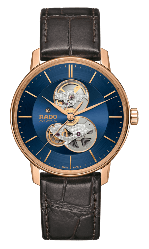 Coupole Classic Open Heart Navy Blue 41MM Automatic R22895215
