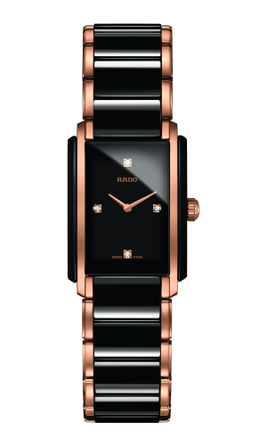 Integral Diamonds Black Dial 23MM Quartz R20612712