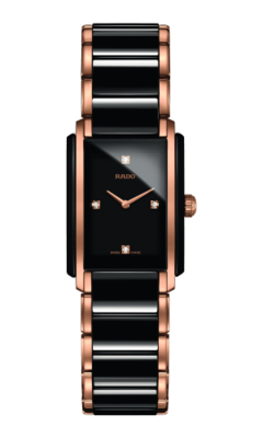 Integral Diamonds Black Dial 23MM Quartz R20612712