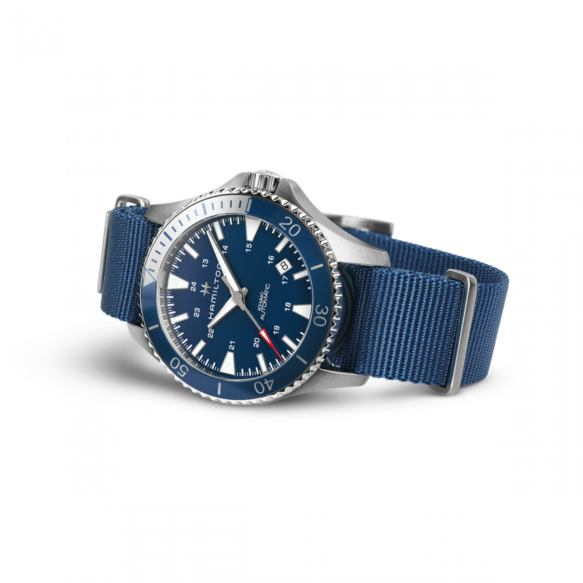 Hamilton Khaki Navy H82345941 | Swiss Automatic Watch | Kavar Jewellers Brampton