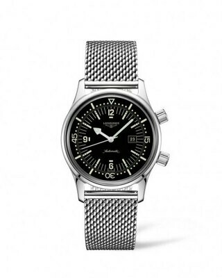 The Longines Legend Diver Watch 36mm Black Dial Automatic L33744506