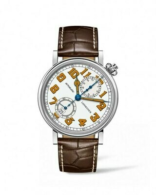 The Longines Avigation Type A-7 1935 White Dial 41MM Automatic Chronograph L28124232