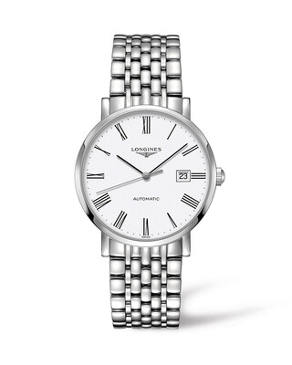 The Longines Elegant 
Collection White Dial 39MM Automatic L49104116