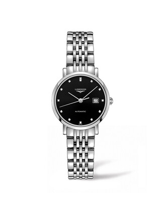 The Longines Elegant Collection Black Dial 29MM Automatic L43104576