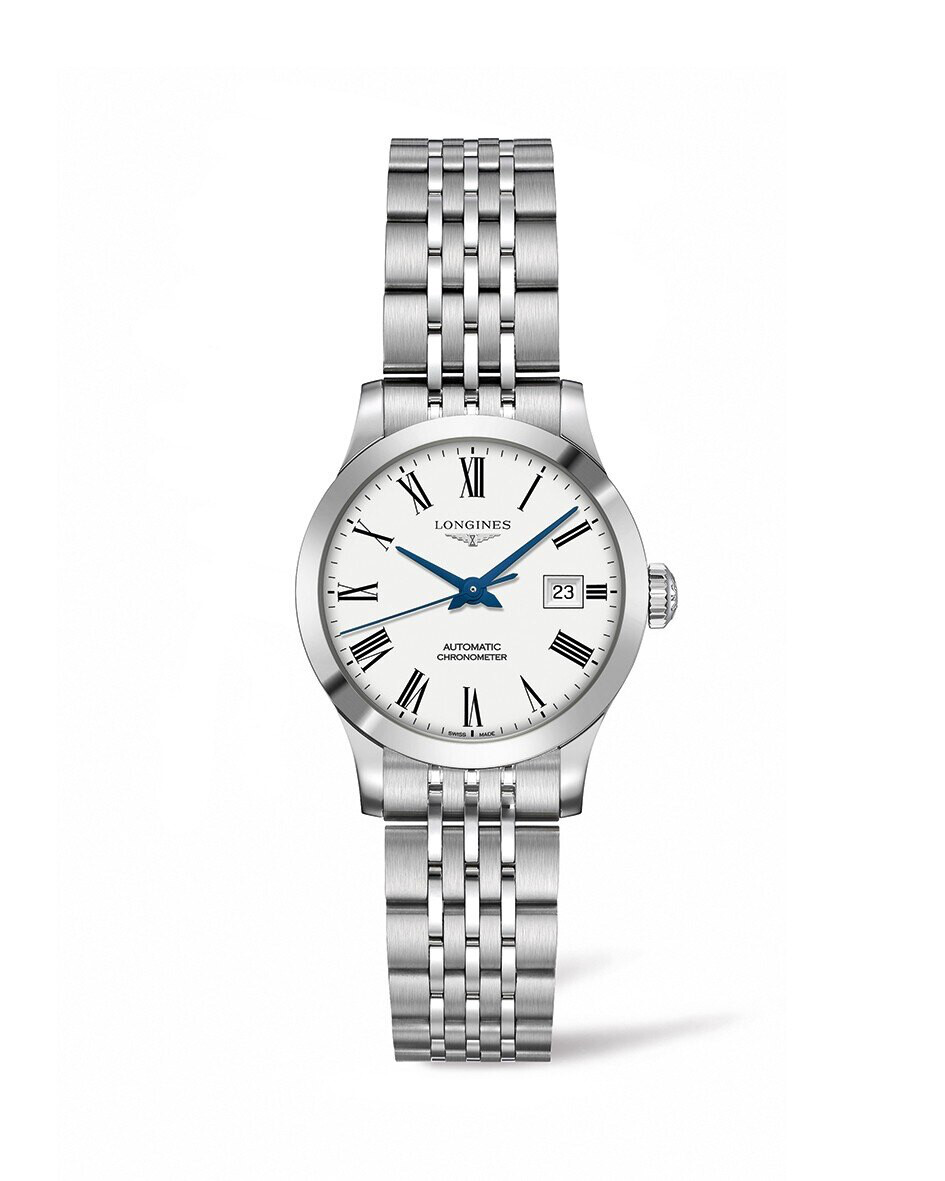 Record White Dial 30MM Automatic Chronometer L23214116
