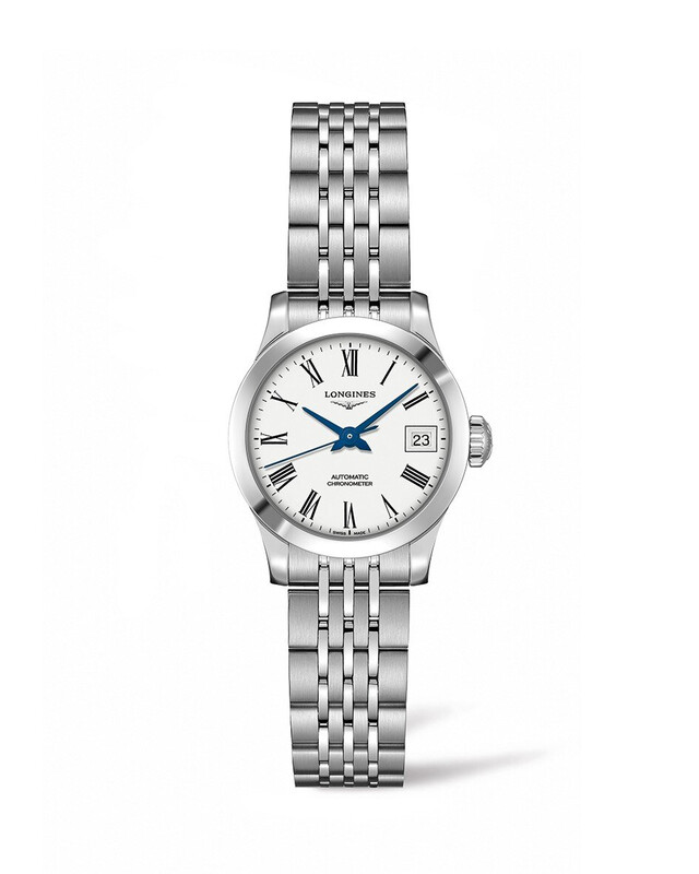 Record Collection White Dial 26MM Automatic Chronometer L23204116