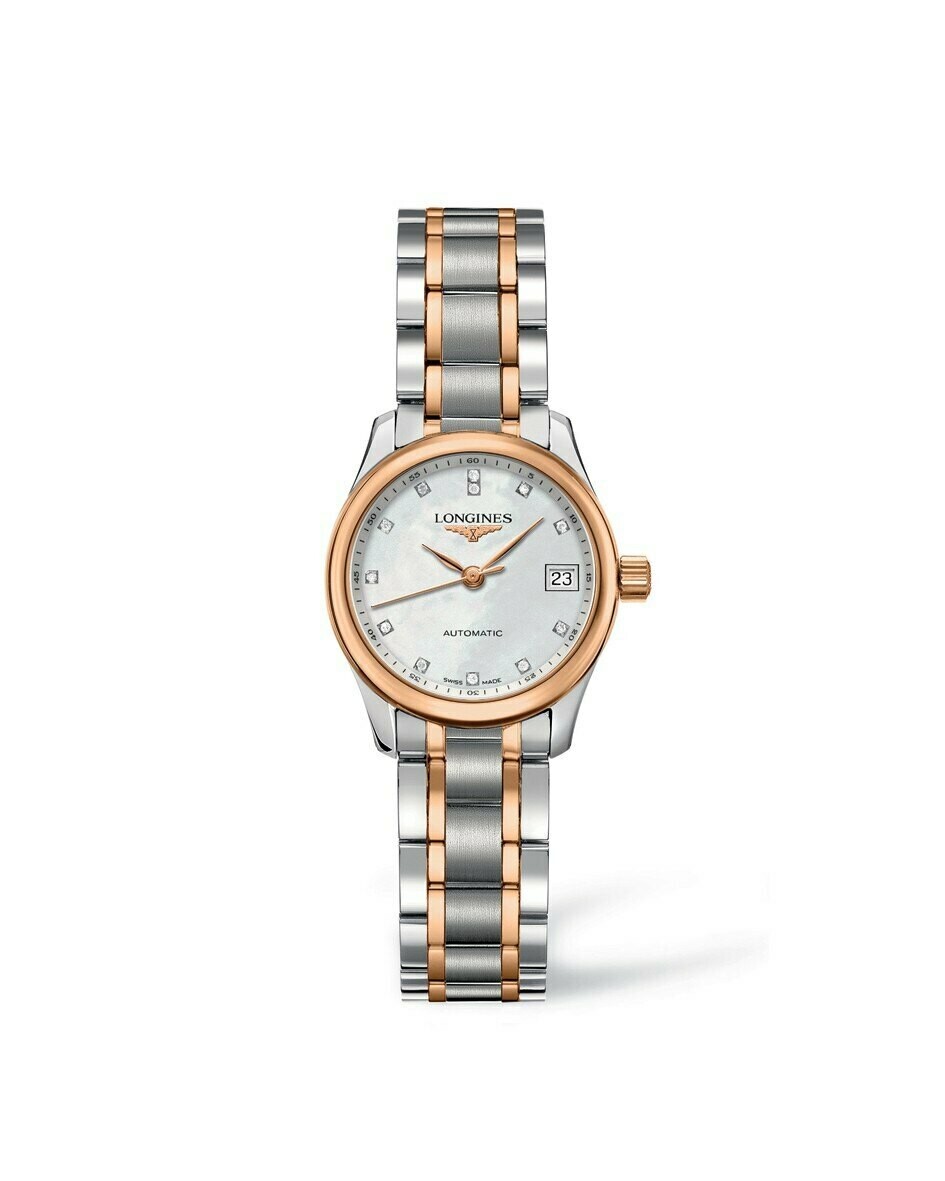 The Longines Master Collection Mother of Pearl Dial 25MM 18KT Gold Cap Automatic L21285897