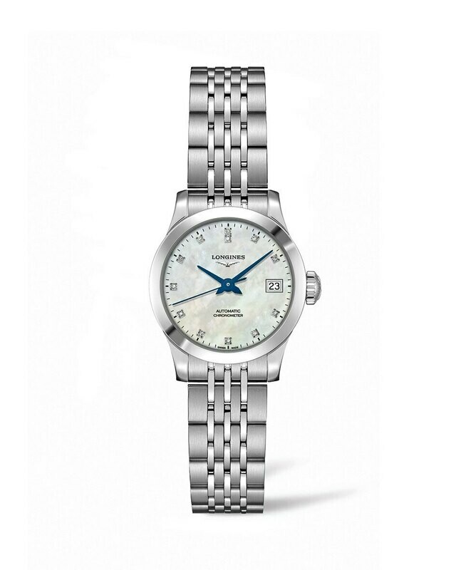 Record Collection Mother of Pearl Dial 26MM Automatic Chronometer L23204876