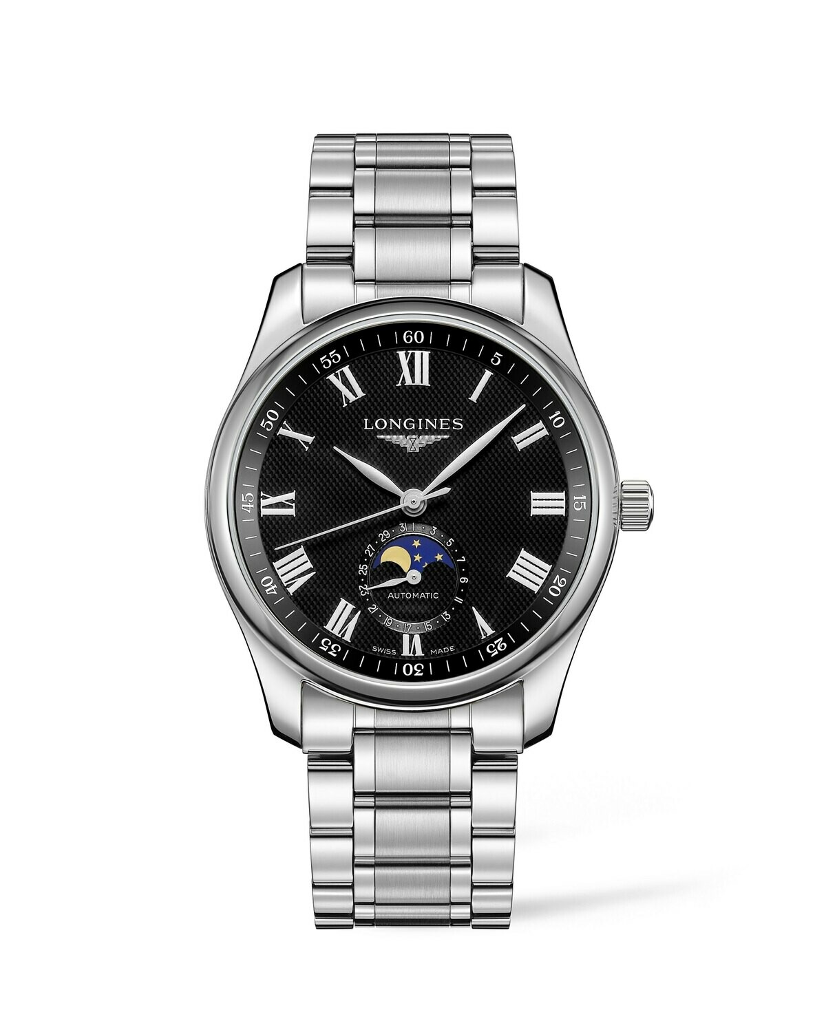 The Longines Master Collection Moonphase Black Dial 40MM Automatic L29094516 The Longines Master Collection Moonphase Black Dial 40MM Automatic L29094516