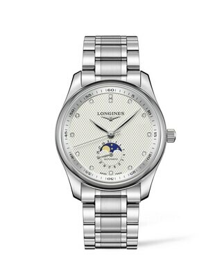 THE LONGINES MASTER COLLECTION 40MM SILVER DIAL STAINLESS STEEL MOONPHASE L29094776